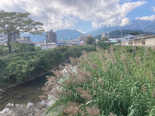 別府市　学習塾RainBow　塾長散歩　目指せ！7000km！　938日目結果！　春木川　【別府　塾　個別指導　高校受験　大学受験　自習室完備】