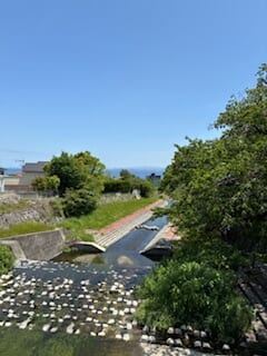 別府市　学習塾RainBow　塾長散歩　目指せ！7000km！　1113日目結果！　塾周辺　いたちがわ沿い～境川沿い　【別府　塾　個別指導　高校入試　大学入試　新規生募集中】