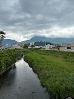 別府市　学習塾RainBow　塾長散歩　目指せ！7000km！　1136日目結果！　春木川　【別府　塾　個別指導　高校入試　大学入試　新規生募集中】