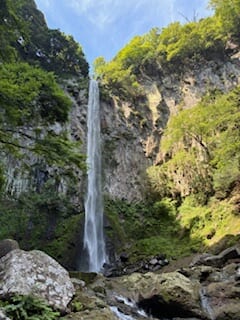別府市　学習塾RainBow　塾長ウォーキング10000km！　1219日目結果！　8.21　東椎屋の滝　【別府　塾　個別指導　高校入試　大学入試　新規生募集中】