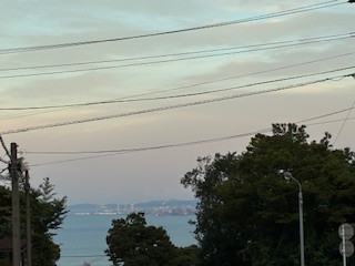 別府市　学習塾RainBow　塾長ウォーキング10000km！　1250日目結果！　9.21　夕方の自宅周辺　【別府　塾　個別指導　高校入試　大学入試　新規生募集中】