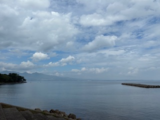 別府市　学習塾RainBow　塾長ウォーキング10000km！　1255日目結果！　上人ヶ浜　【別府　塾　個別指導　高校入試　大学入試　新規生募集中】