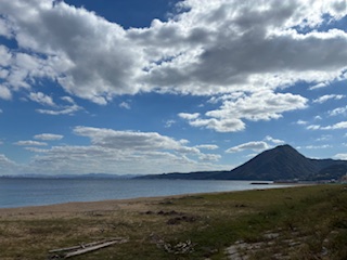 別府市　学習塾RainBow　塾長ウォーキング10000km！　1287日目結果！　餅ヶ浜　【別府　塾　個別指導　高校入試　大学入試　新規生募集中】
