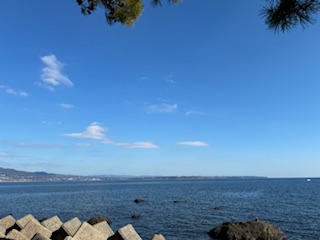 別府市　学習塾RainBow　塾長ウォーキング10000km！　1360日目結果！　上人ヶ浜　【別府　塾　個別指導　高校入試　大学入試　新規生募集中】