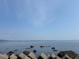 別府市　学習塾RainBow　塾長ウォーキング10000km！　1437日目結果！　上人ヶ浜　【別府　塾　個別指導　高校入試　大学入試　新規生募集中】