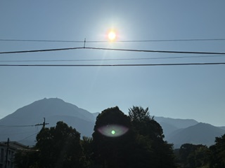 別府市　個別指導　学習塾RainBow　塾長ウォーキング10000km！　1566日目結果！　夕方の塾周辺